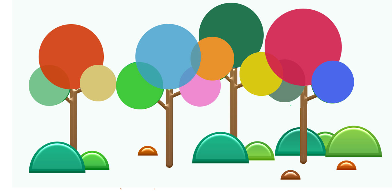 Illustrasjon trær Illustrasjon trær