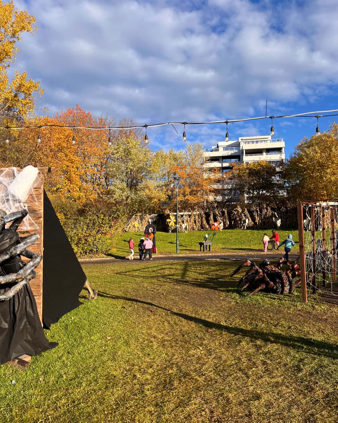 Foto: Tora Marie Baggerud Dalen en gruppe mennesker som leker i en park