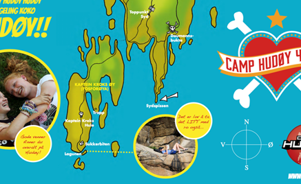 Illustrasjon Camp Hudøy