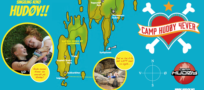 Illustrasjon Camp Hudøy