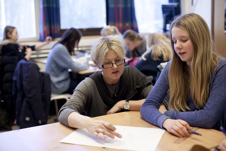Lærer og elev